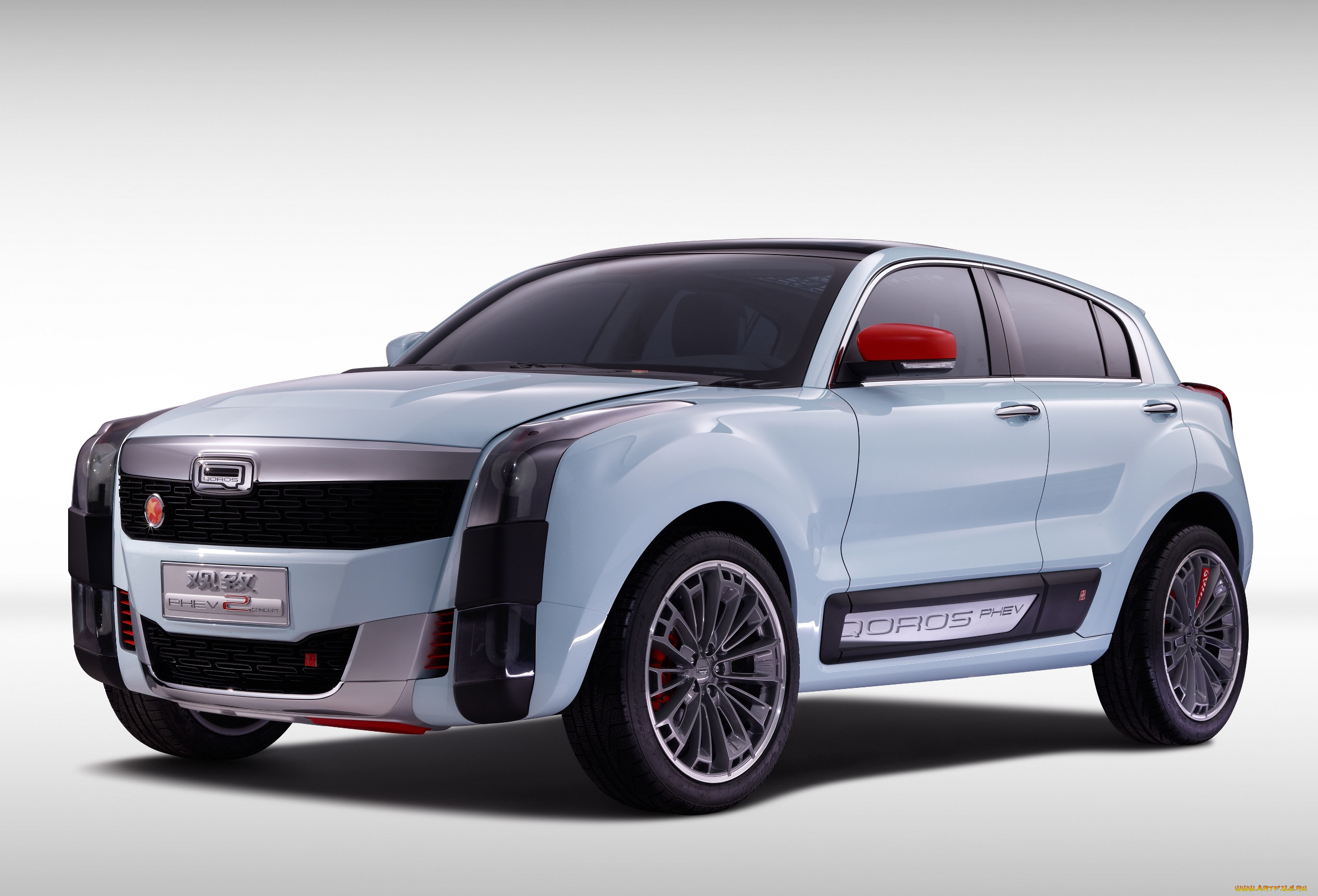 , qoros, 2015, concept, phev, 2, suv